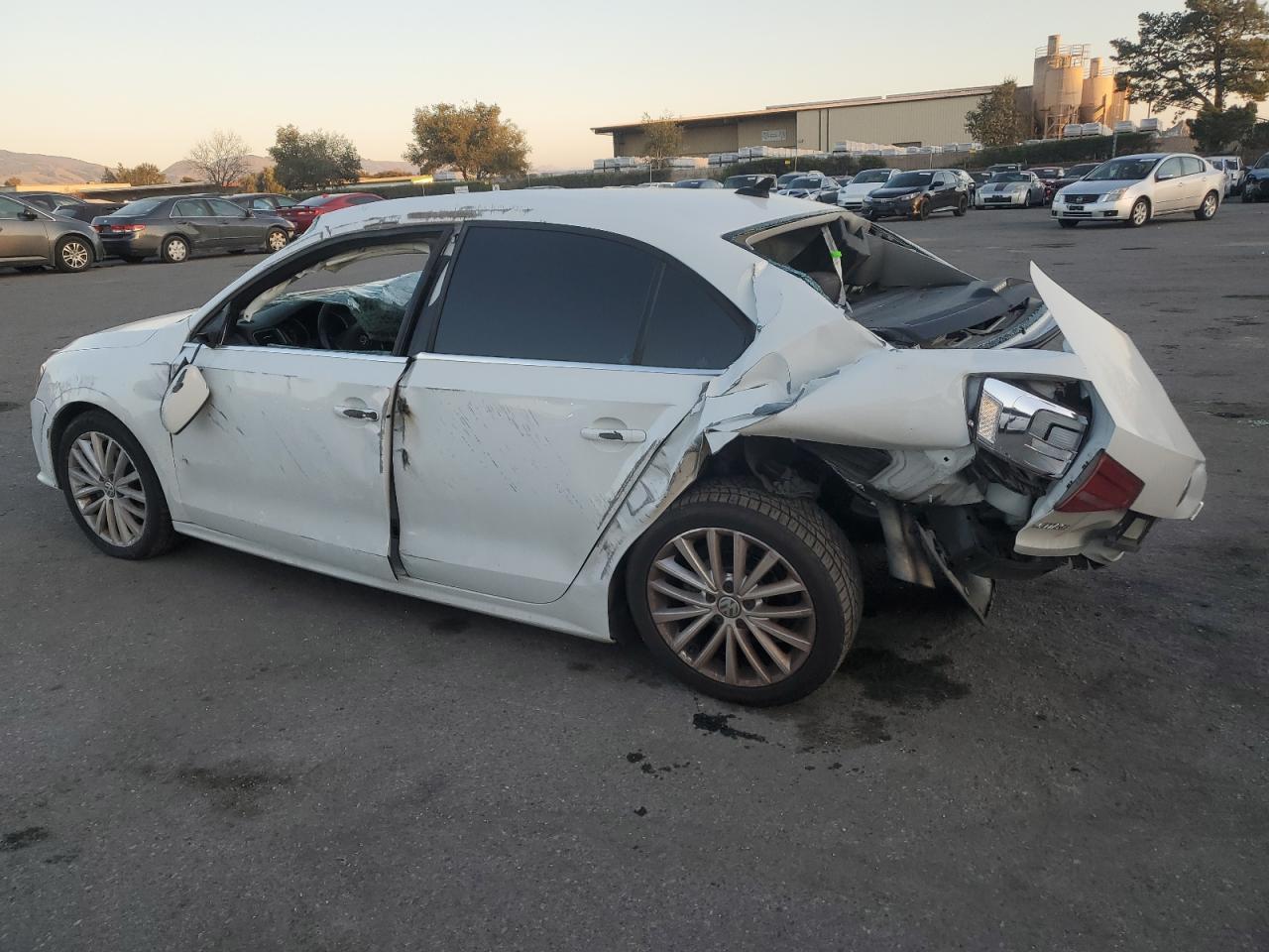2015 Volkswagen Jetta VIN 3VWD17AJ2FM214683 Copart auction photo, all over damage thumbnail 2