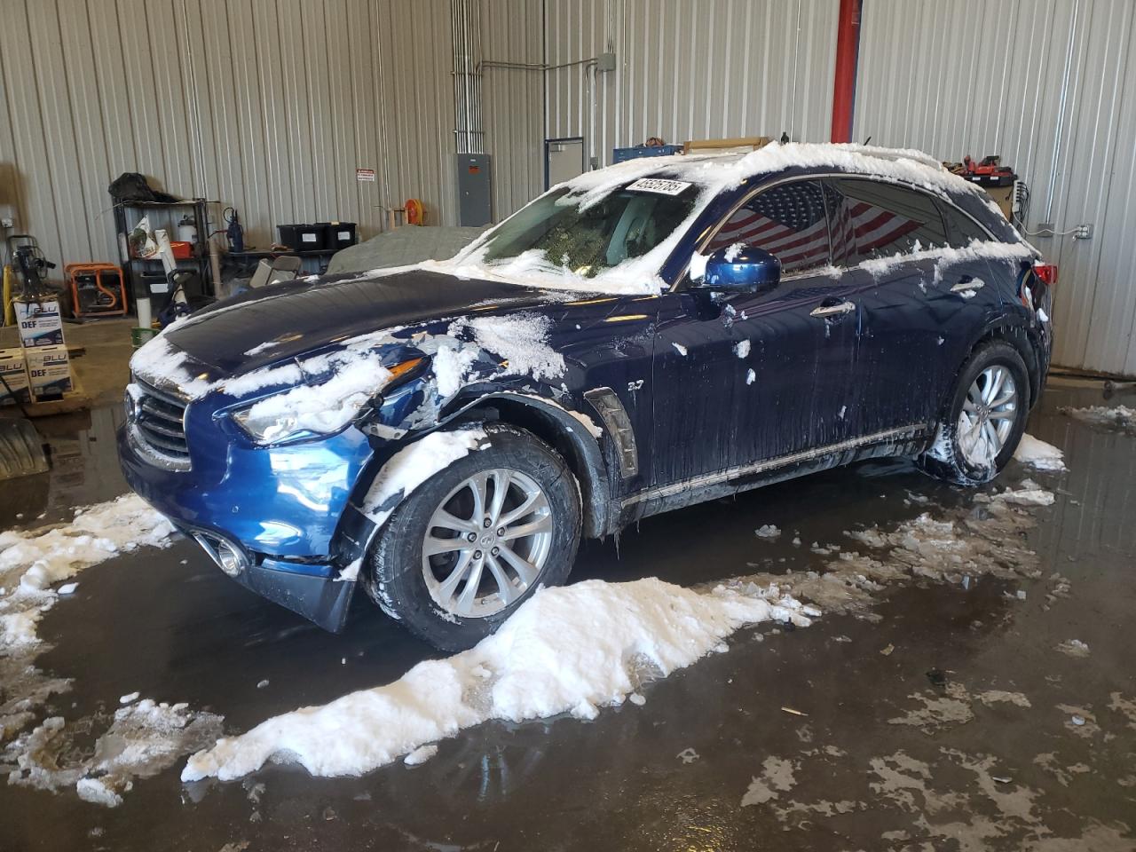 2016 Infiniti QX70 VIN JN8CS1MW3GM750317 - Copart auction photo