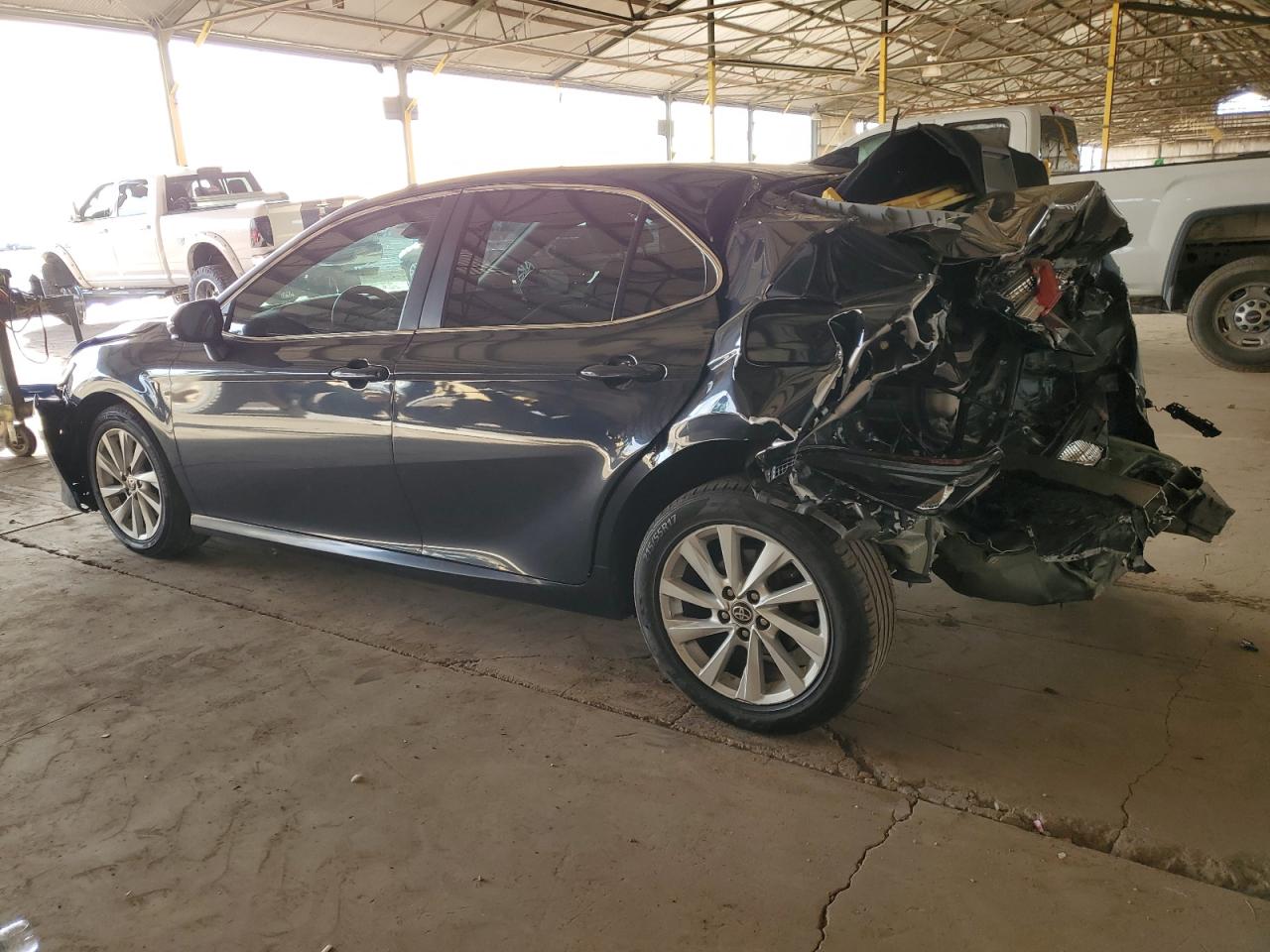 2021 Toyota Camry VIN 4T1C11AK6MU421554 Copart auction photo, rear end / front end damage thumbnail 2