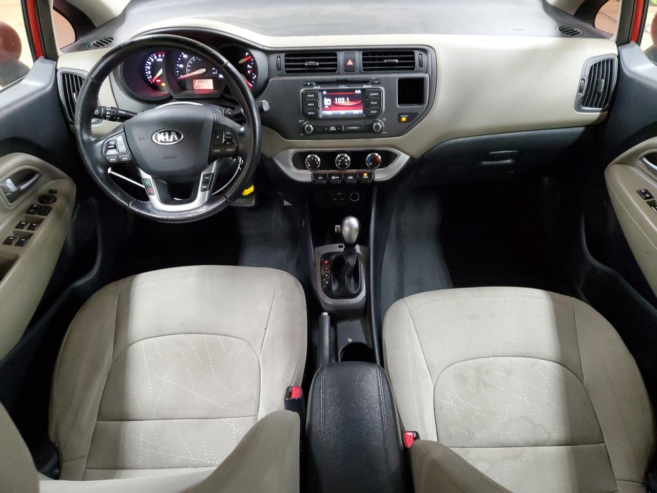 2015 KIA Rio VIN KNADN4A37F6479779 Copart auction photo, front end damage thumbnail 8