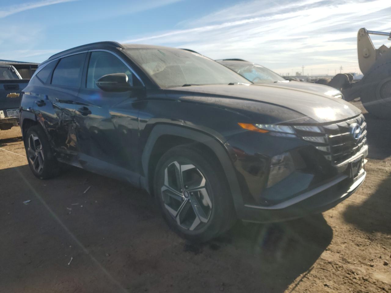 2022 Hyundai Tucson VIN KM8JFCA18NU044898 Copart auction photo, side damage thumbnail 4
