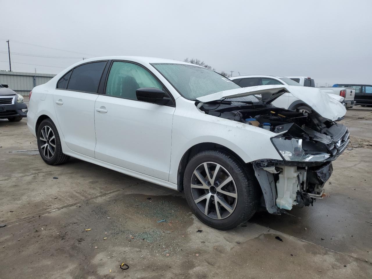 2015 Volkswagen Jetta VIN 3VW2K7AJ6FM284711 Copart auction photo, front end damage thumbnail 4