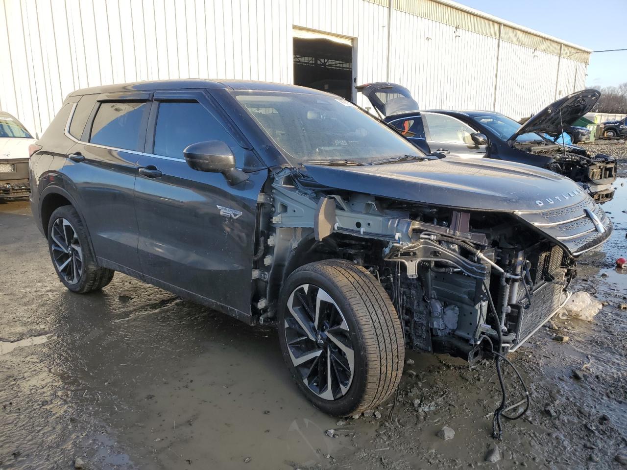 2024 Mitsubishi Outlander VIN JA4T5VA9XRZ057530 Copart auction photo, front end / side damage thumbnail 4