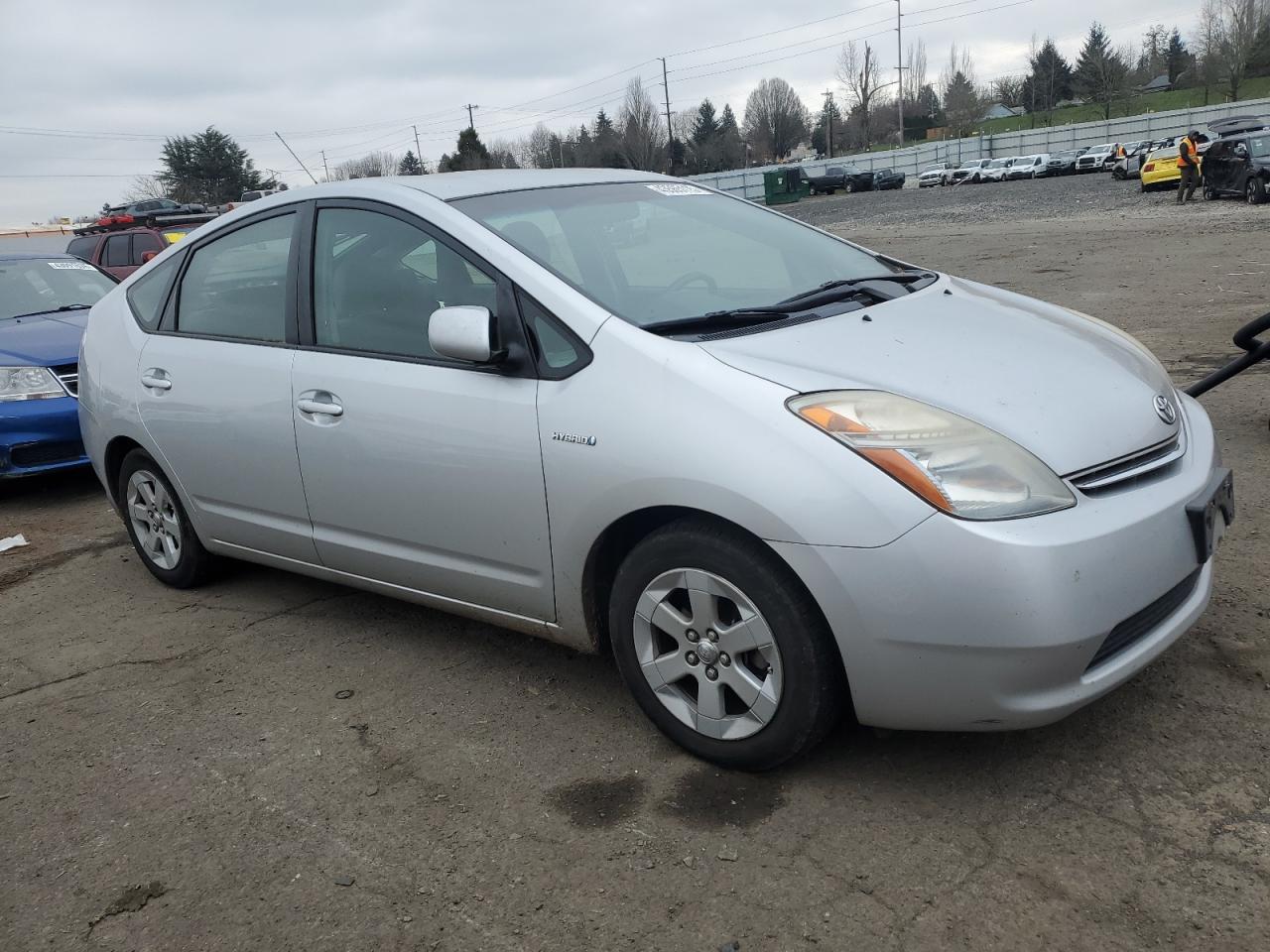 2007 Toyota Prius VIN JTDKB20U377616004 Copart auction photo, mechanical damage thumbnail 4