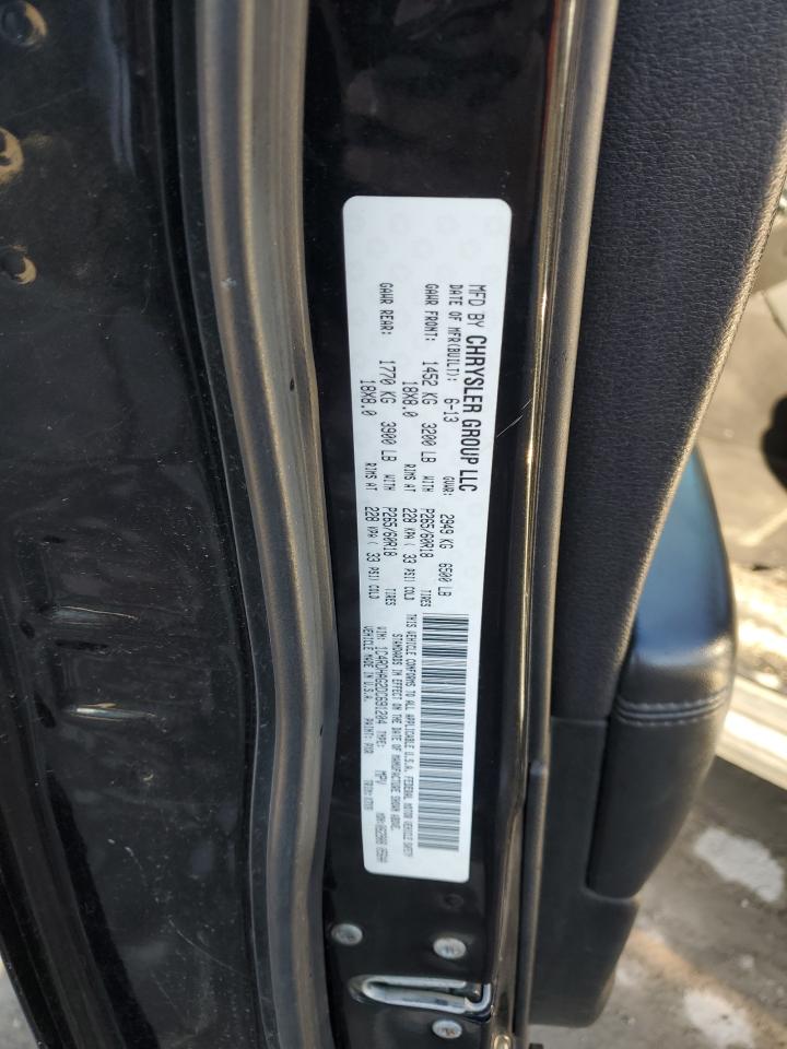 2013 Dodge Durango VIN 1C4RDHAG2DC691204 Copart auction photo, mechanical / minor dent/scratches damage thumbnail 12