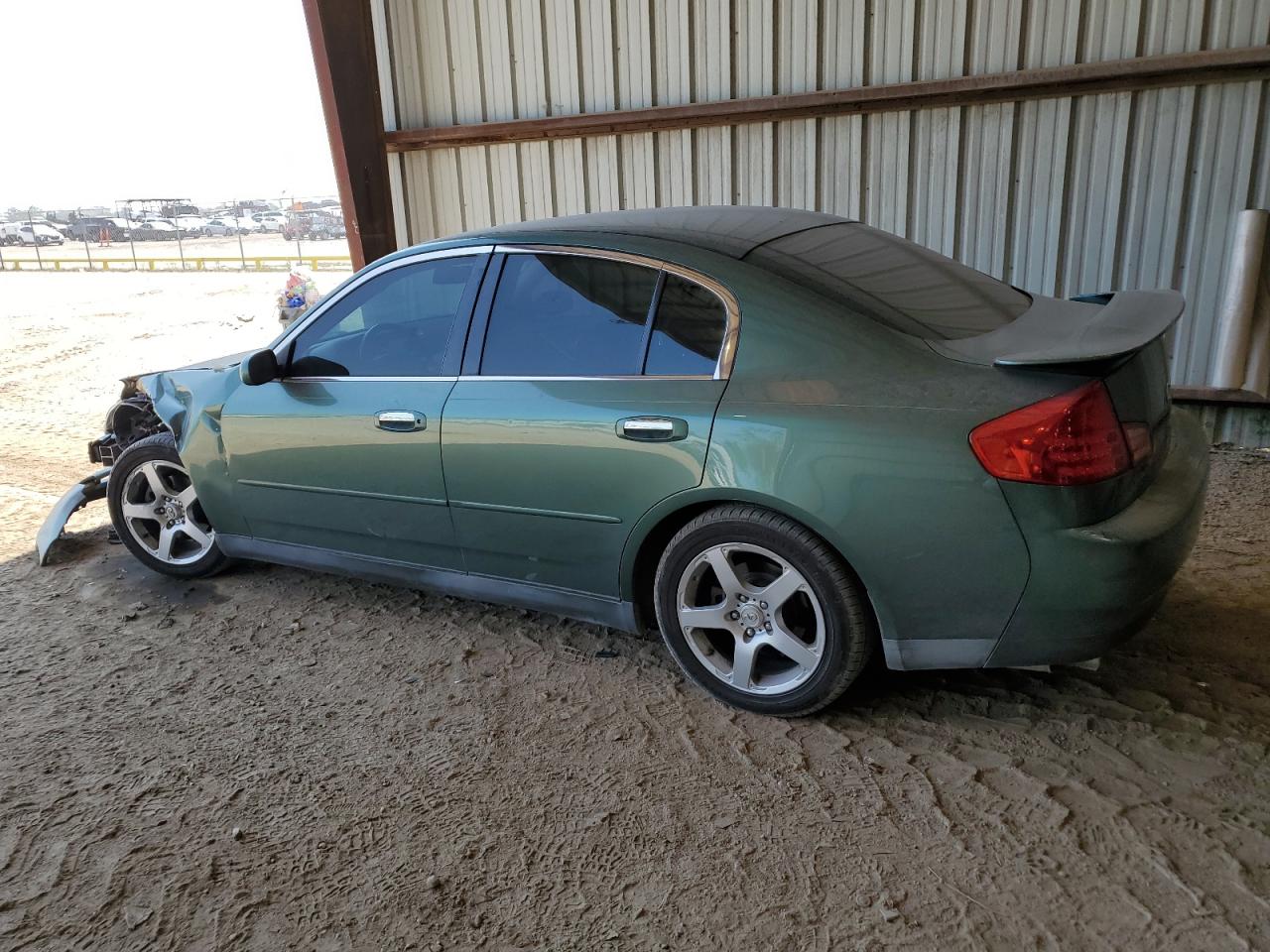 2003 Infiniti G VIN JNKCV51E93M010818 Copart auction photo, front end / minor dent/scratches damage thumbnail 2