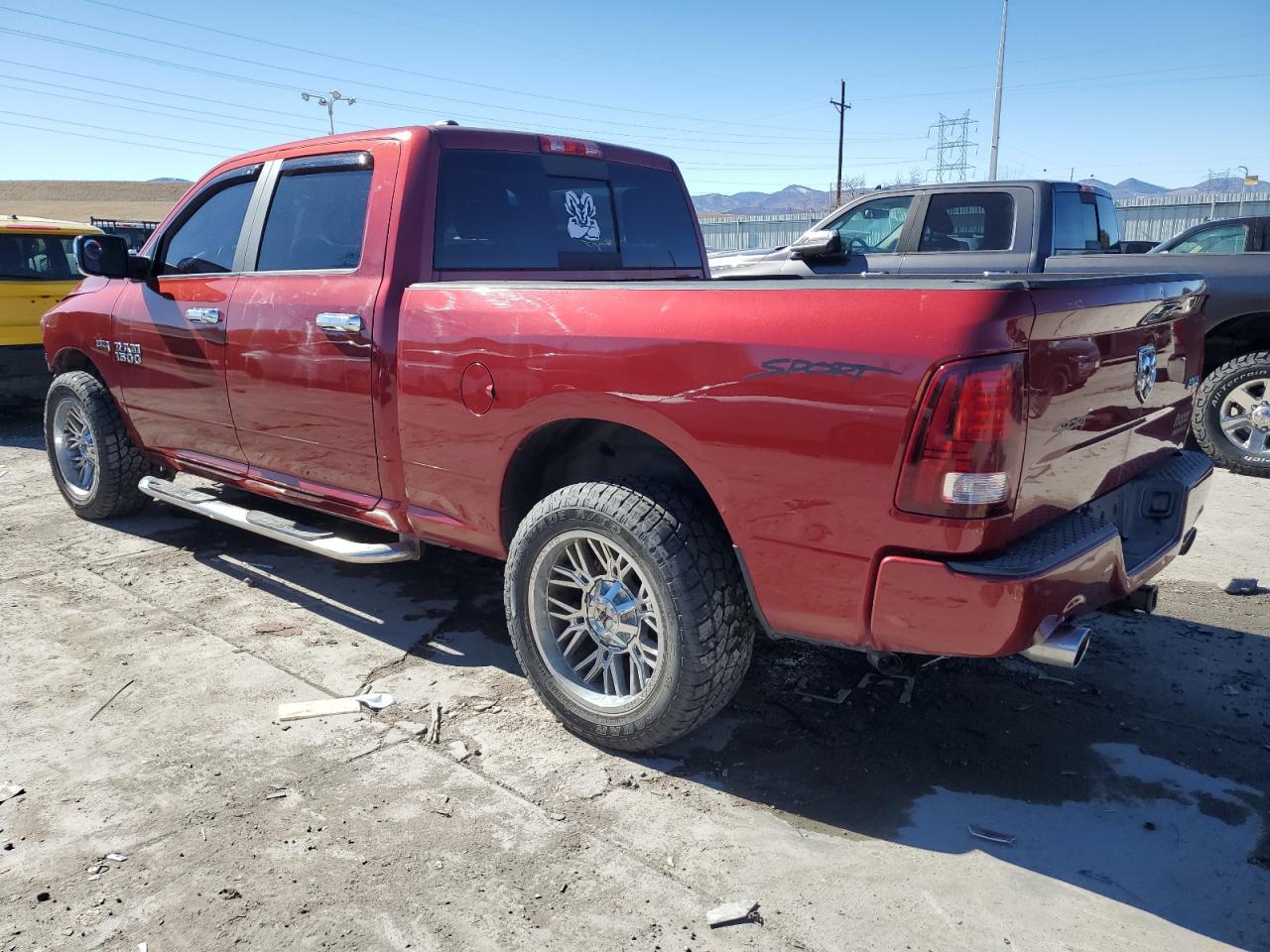 2014 RAM 1500 VIN 1C6RR7UT1ES105059 Copart auction photo, front end damage thumbnail 2