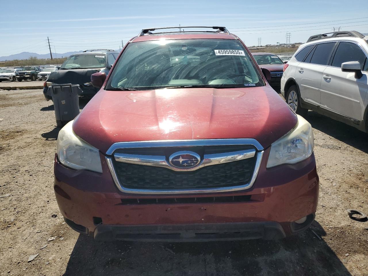 2014 Subaru Forester VIN JF2SJAHC8EH464724 Copart auction photo, mechanical / front end damage thumbnail 5