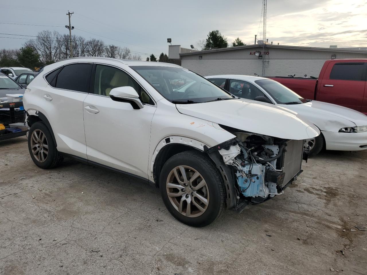 2016 Lexus NX VIN JTJBARBZ2G2088132 Copart auction photo, front end / rear end damage thumbnail 4