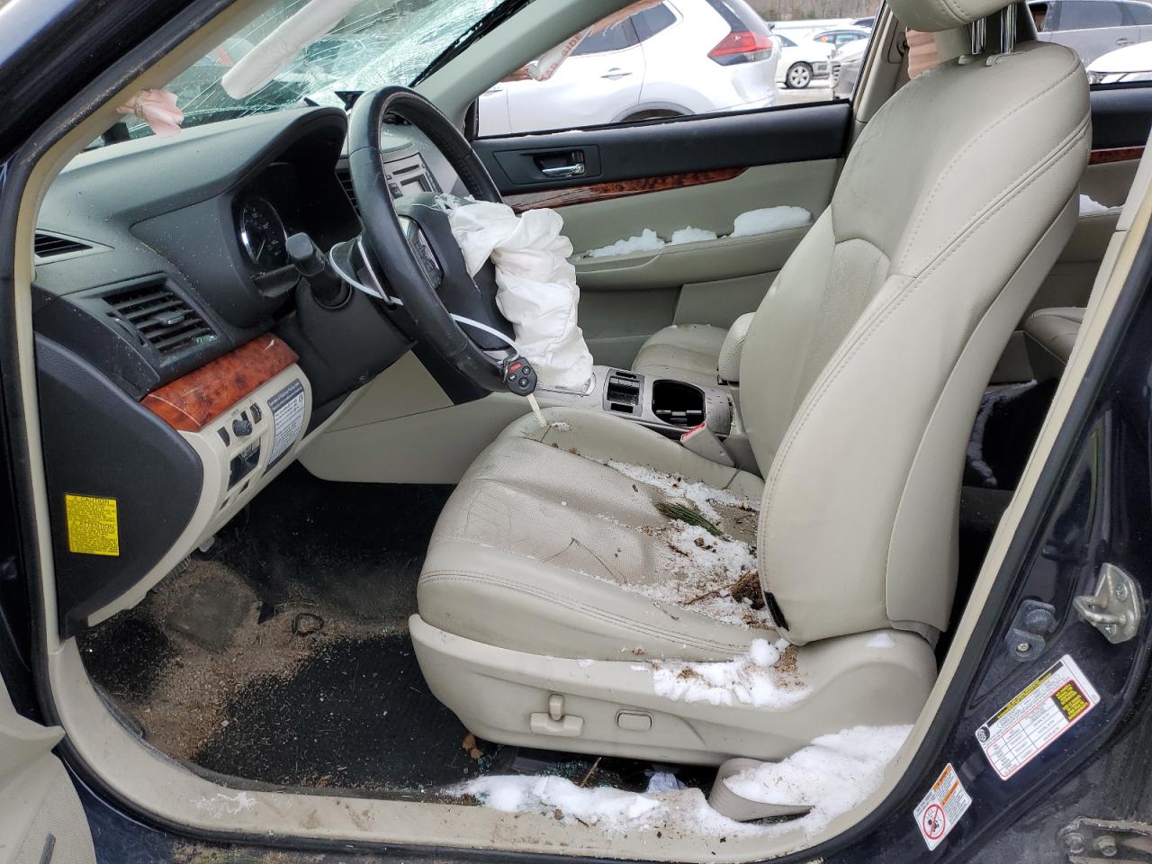 2012 Subaru Outback VIN 4S4BRBJC5C3281214 Copart auction photo, front end / all over damage thumbnail 7