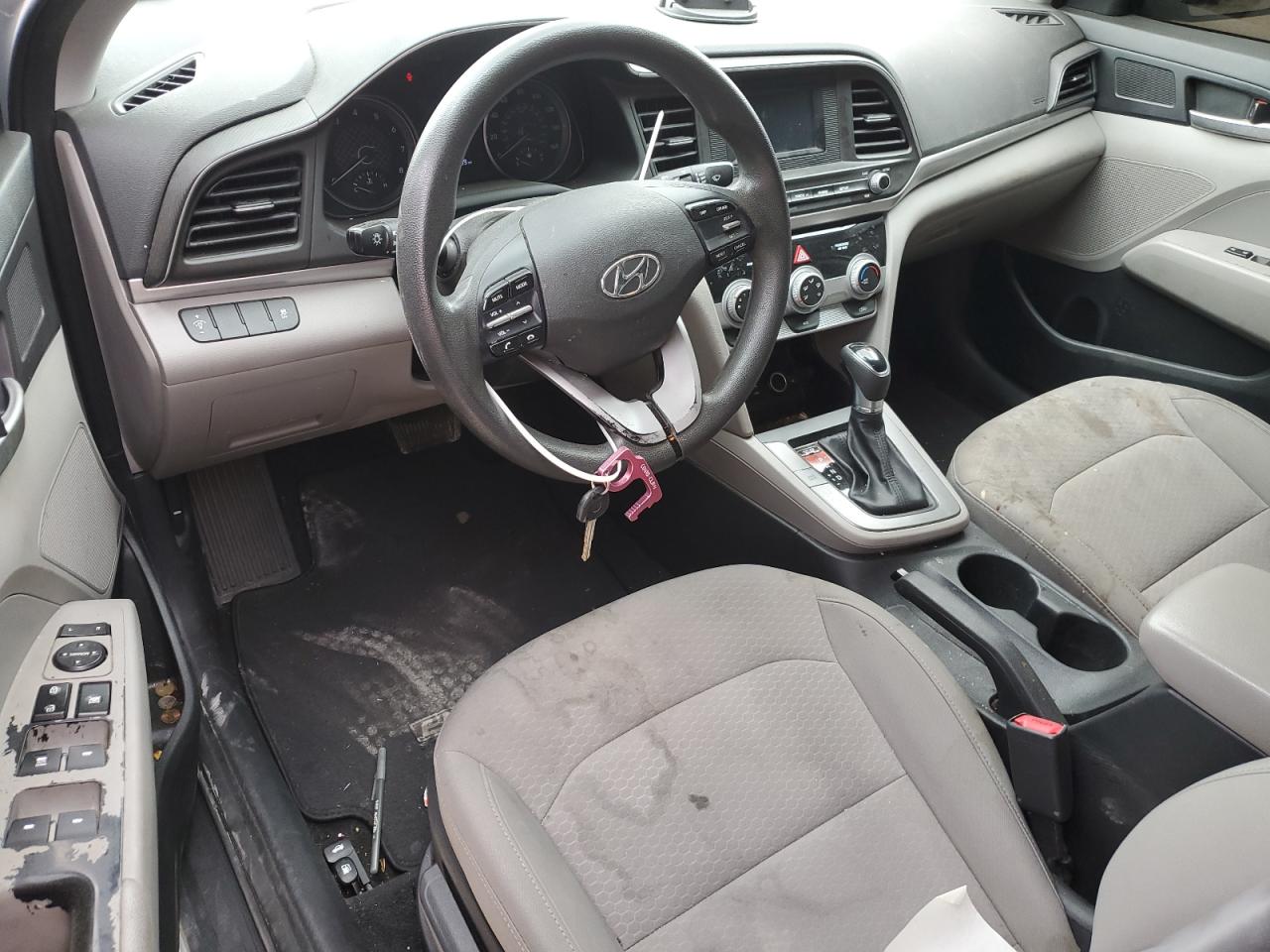 2019 Hyundai Elantra VIN 5NPD74LF0KH494225 Copart auction photo, rear end damage thumbnail 8