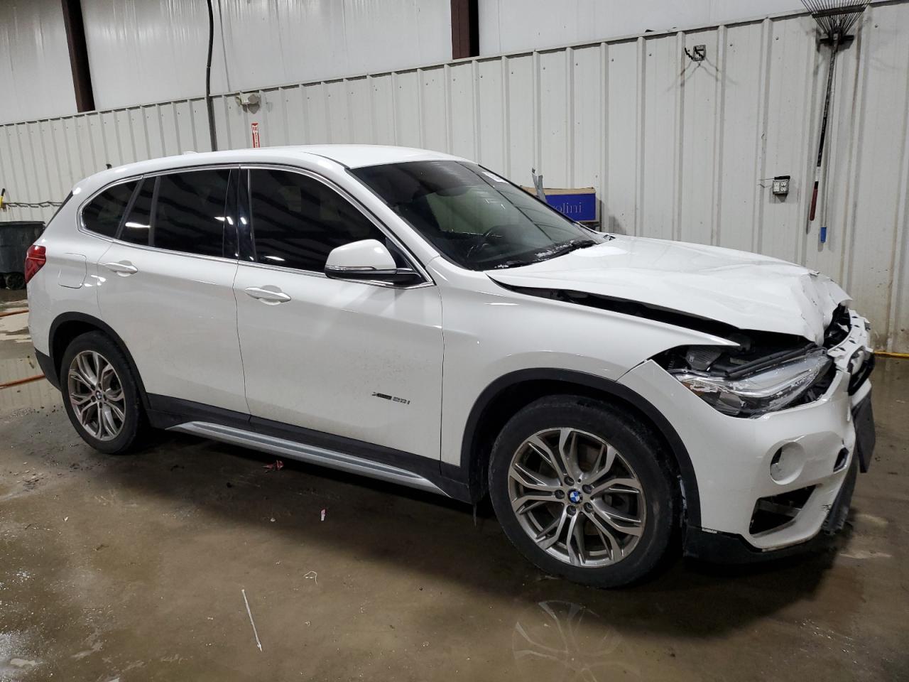 2018 BMW X1 VIN WBXHT3C31J5F88874 Copart auction photo, front end damage thumbnail 4