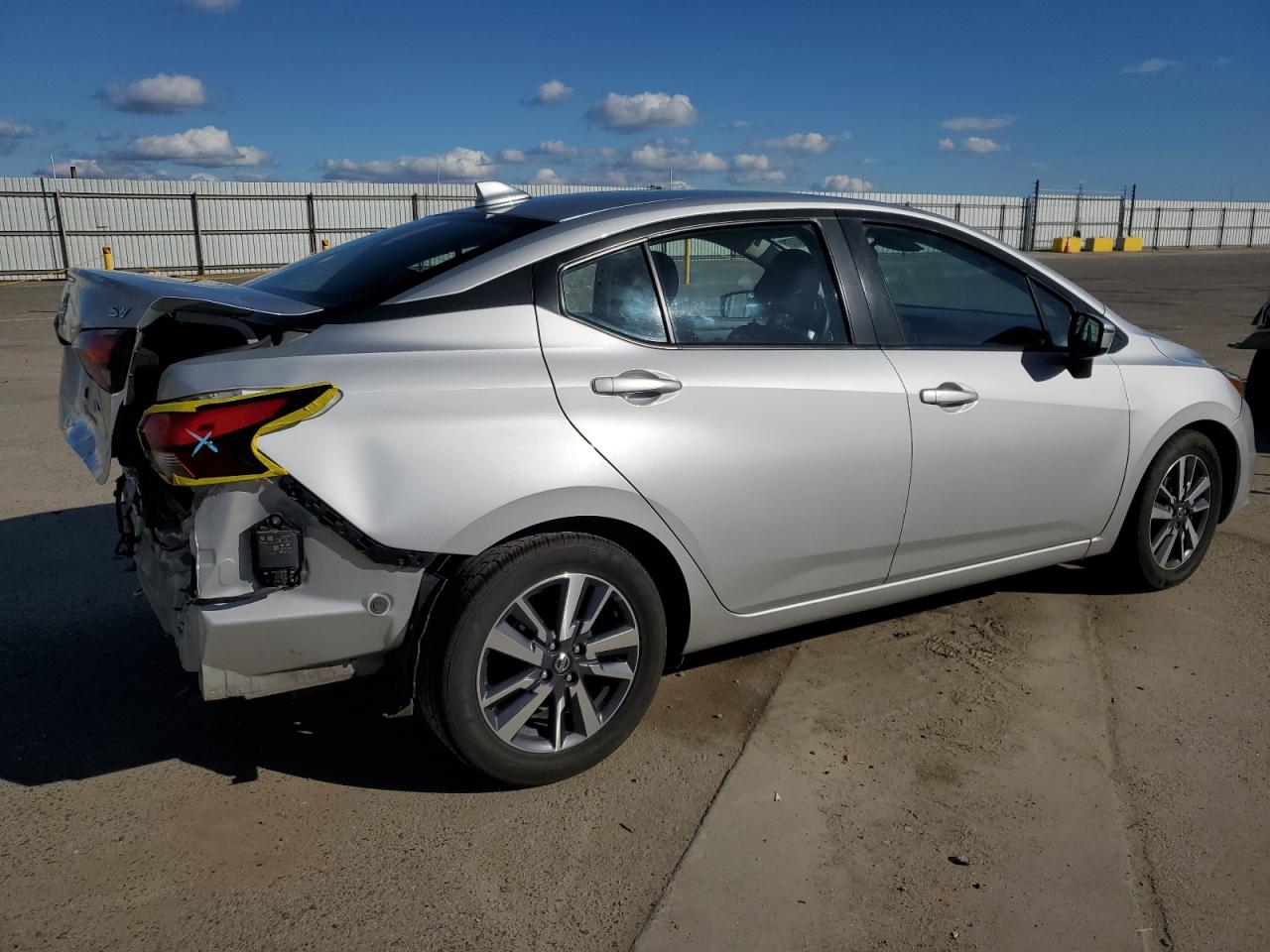 2021 Nissan Versa VIN 3N1CN8EV0ML831690 Copart auction photo, rear end / front end damage thumbnail 3