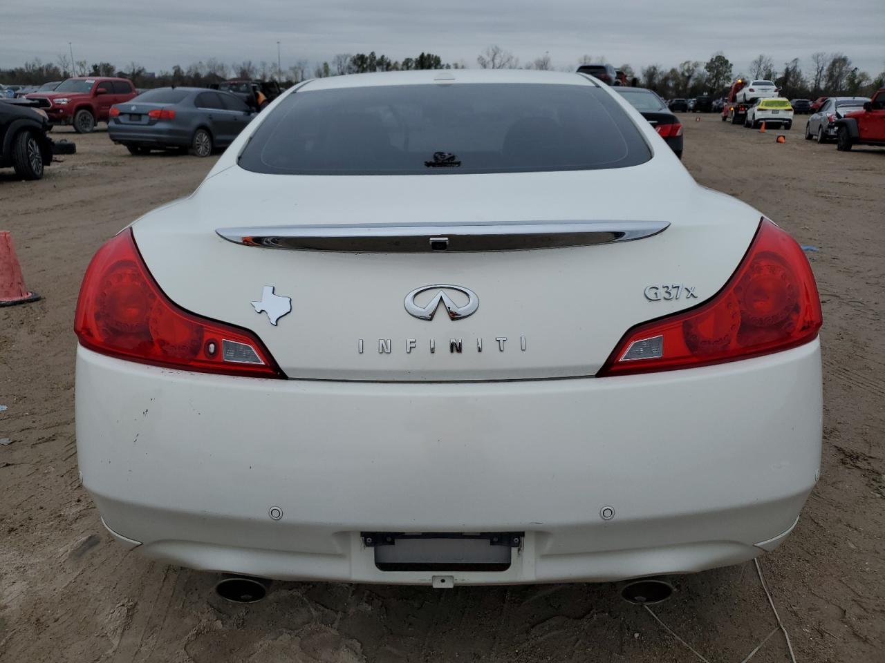 2011 Infiniti G VIN JN1CV6EL4BM263370 Copart auction photo, front end damage thumbnail 6