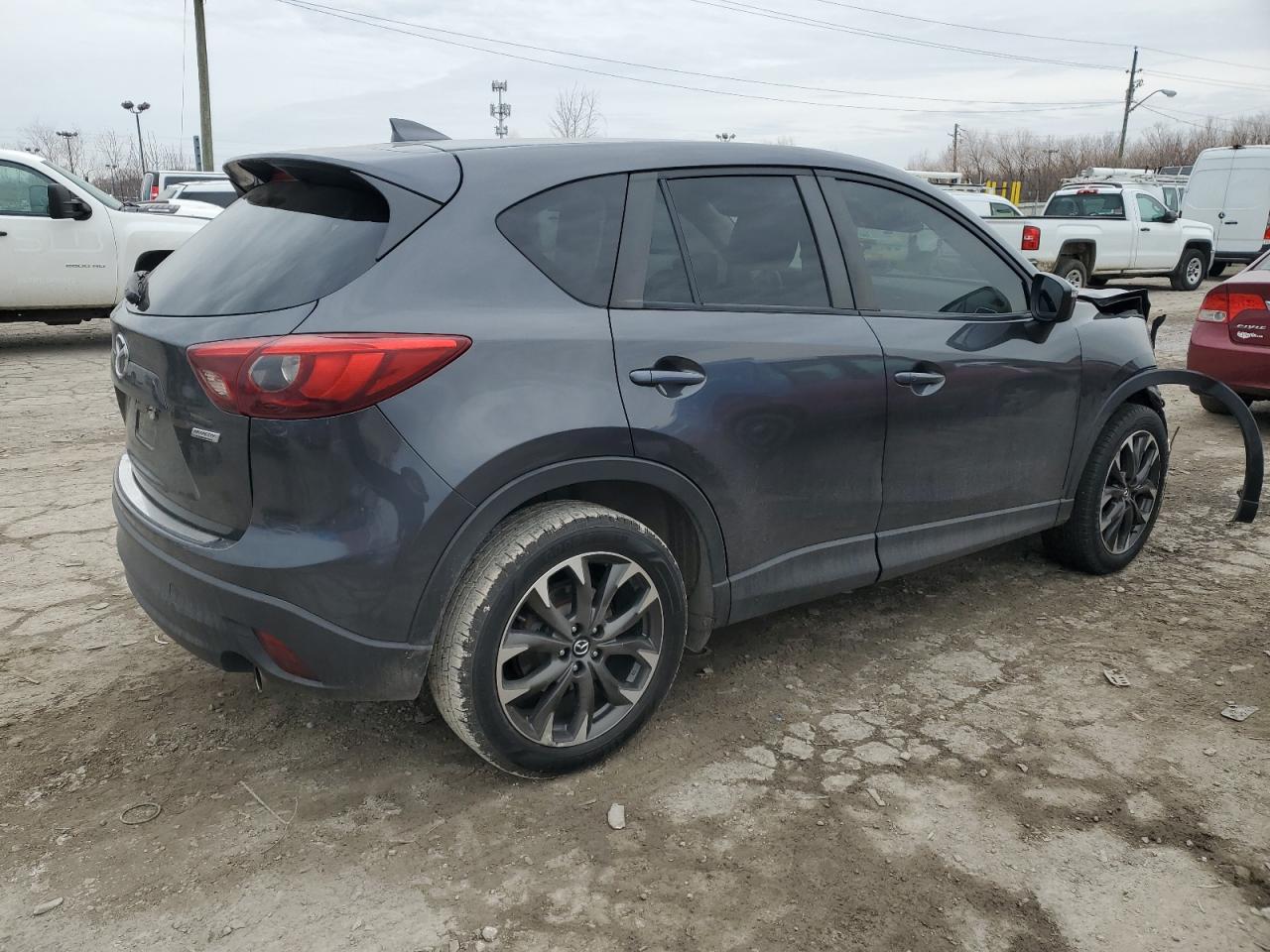 2016 Mazda CX-5 VIN JM3KE4DY5G0691013 Copart auction photo, front end / minor dent/scratches damage thumbnail 3