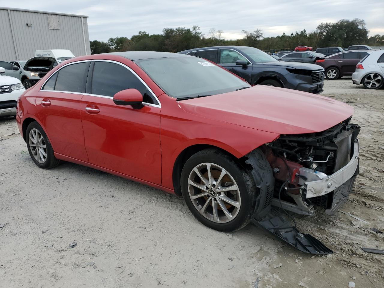 2020 Mercedes-Benz A-klasse VIN WDD3G4EB3LW040316 Copart auction photo, front end damage thumbnail 4