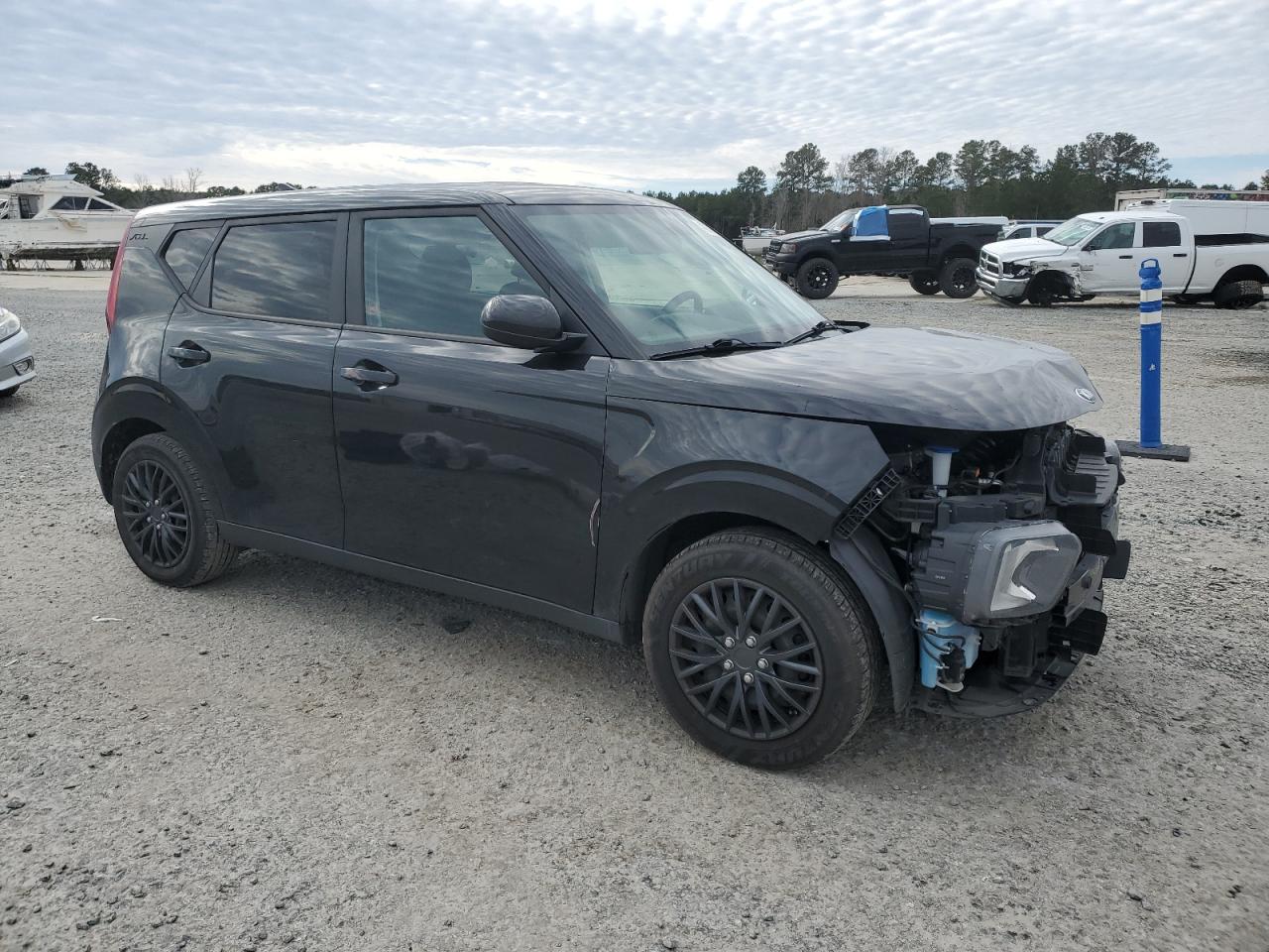 2020 KIA Soul VIN KNDJ23AU9L7702766 Copart auction photo, front end damage thumbnail 4