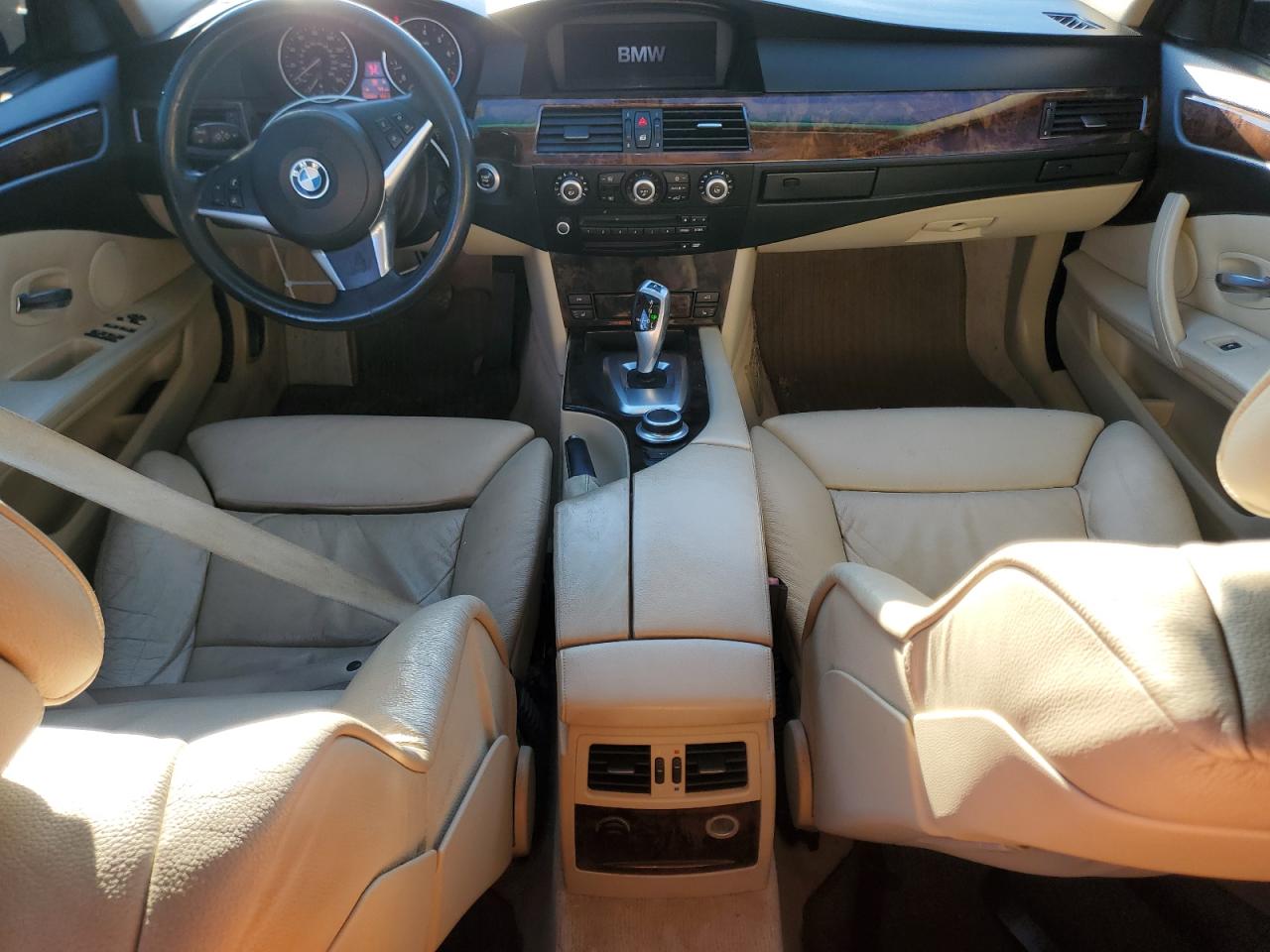 2008 BMW 5er VIN WBANV93588CZ69801 Copart auction photo, front end damage thumbnail 8