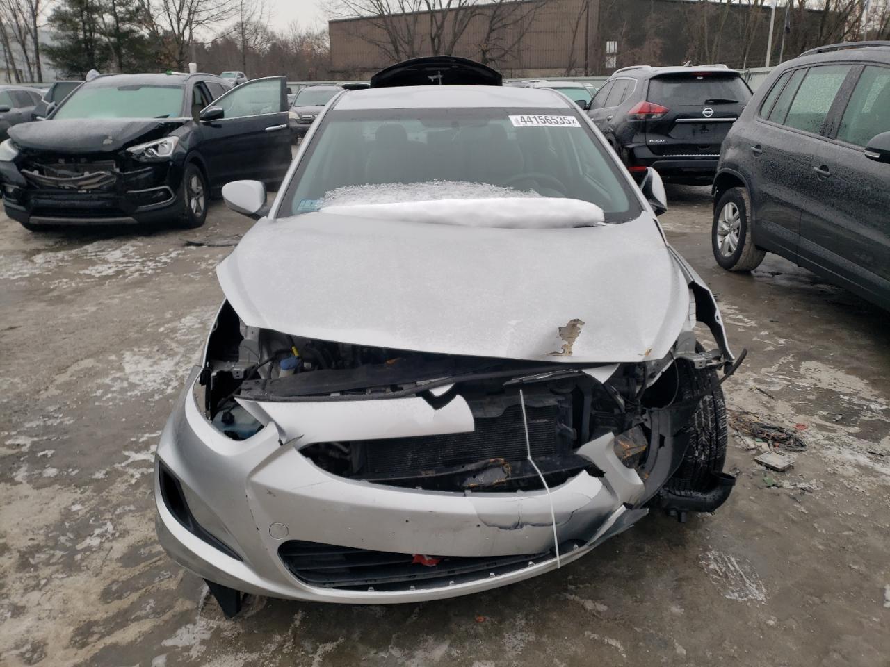 2016 Hyundai Accent VIN KMHCT4AE4GU948972 Copart auction photo, front end / minor dent/scratches damage thumbnail 5