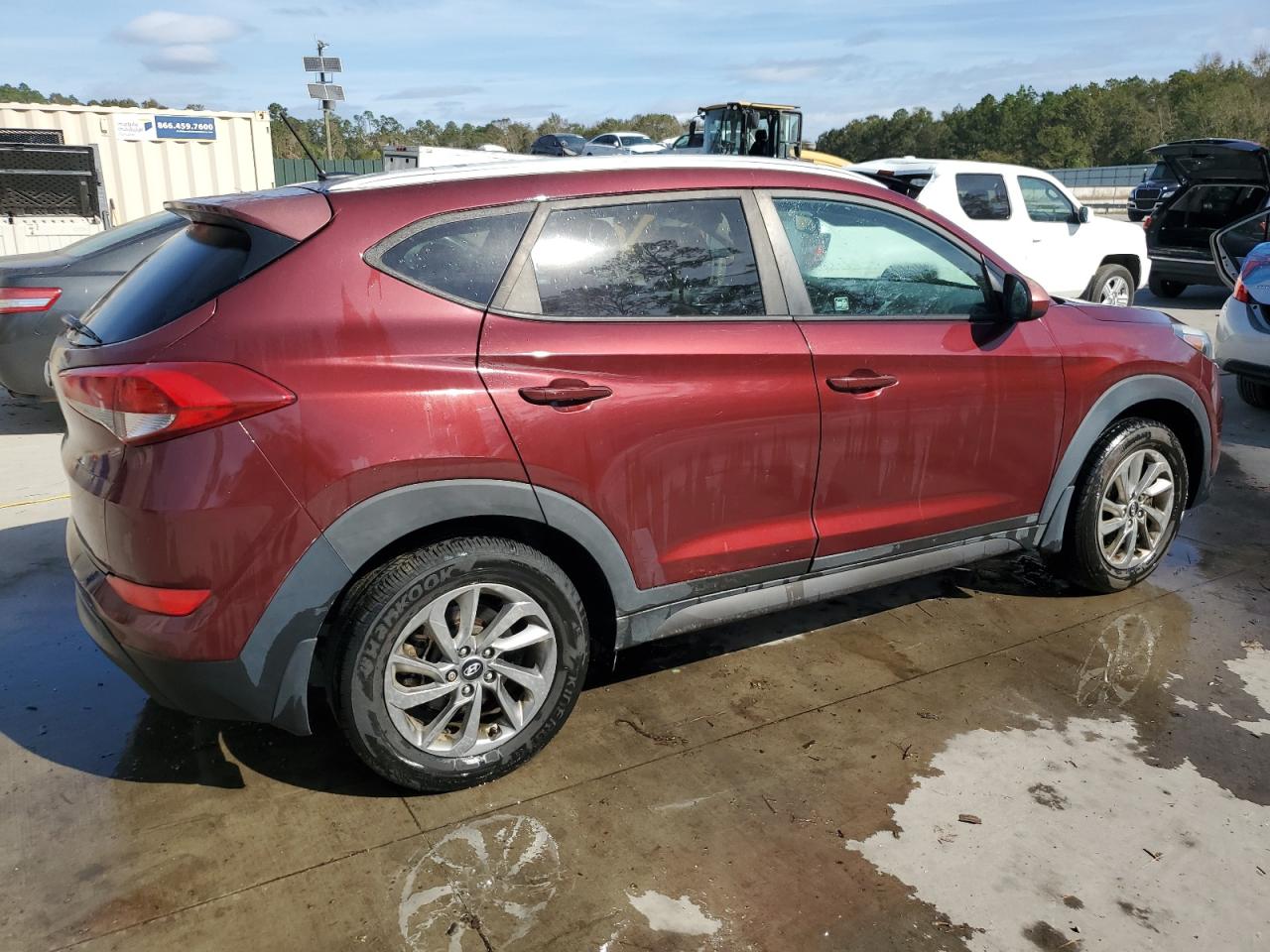 2016 Hyundai Tucson VIN KM8J33A48GU157501 Copart auction photo, minor dent/scratches damage thumbnail 3