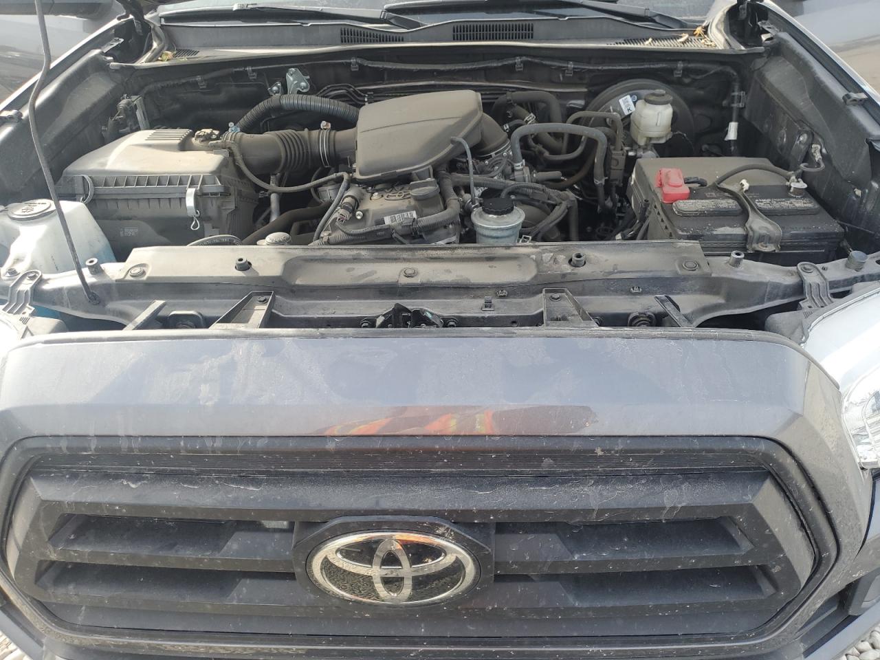 2020 Toyota Tacoma VIN 3TYSX5EN2LT000609 Copart auction photo, side damage thumbnail 11