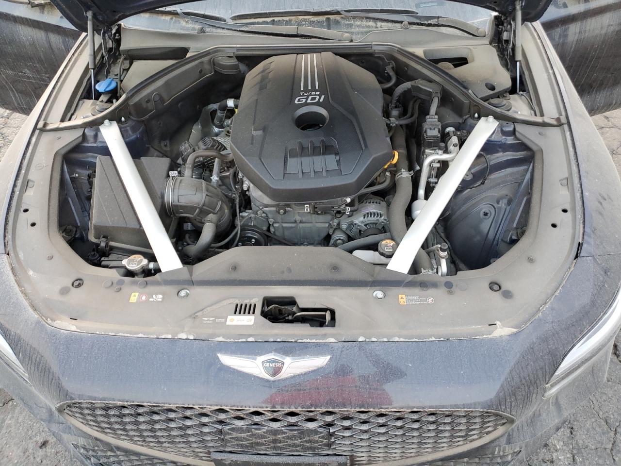 2023 Genesis G70 VIN KMTG34TA5PU124271 Copart auction photo, front end / rear end damage thumbnail 11