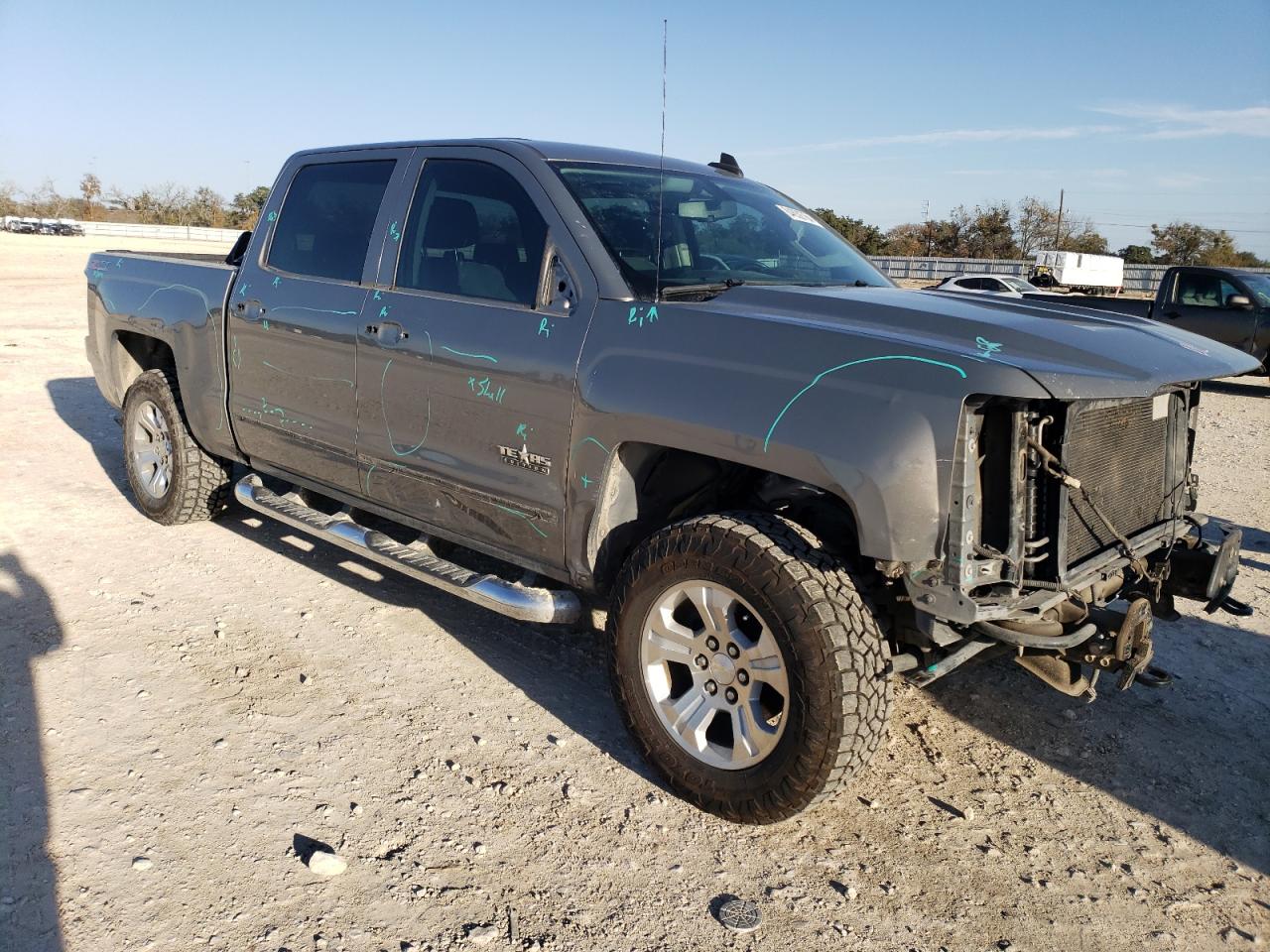 2017 Chevrolet Silverado VIN 3GCUKREC7HG310365 Copart auction photo, all over damage thumbnail 4