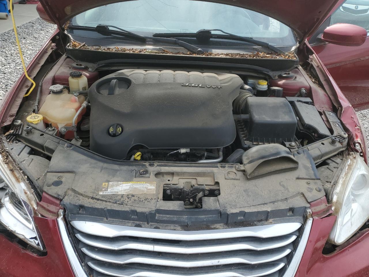 2013 Chrysler 200 VIN 1C3CCBCG5DN516585 Copart auction photo, all over damage thumbnail 11
