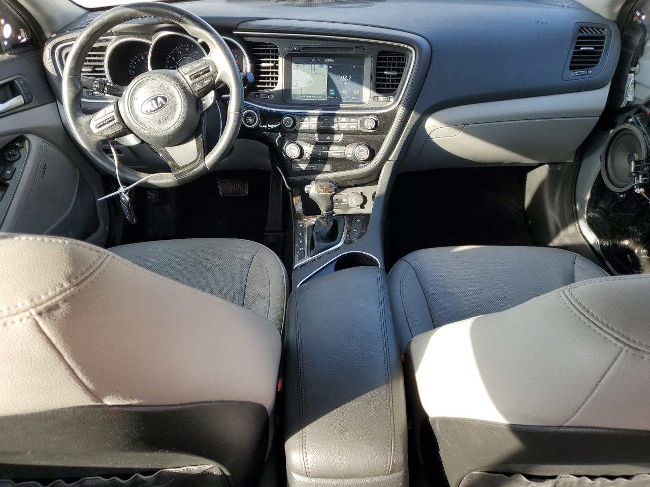 2015 KIA Optima VIN 5XXGN4A70FG455151 Copart auction photo, front end / minor dent/scratches damage thumbnail 8