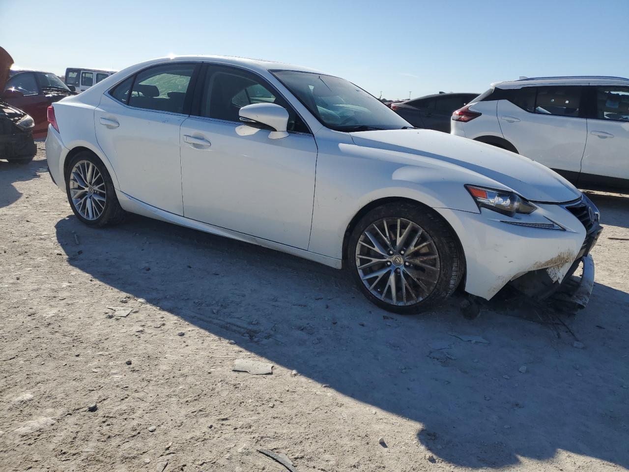 2016 Lexus IS VIN JTHBA1D28G5025652 Copart auction photo, front end / rear end damage thumbnail 4