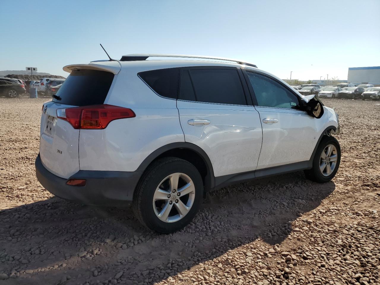 2013 Toyota RAV 4 VIN 2T3WFREV5DW009070 Copart auction photo, front end / side damage thumbnail 3