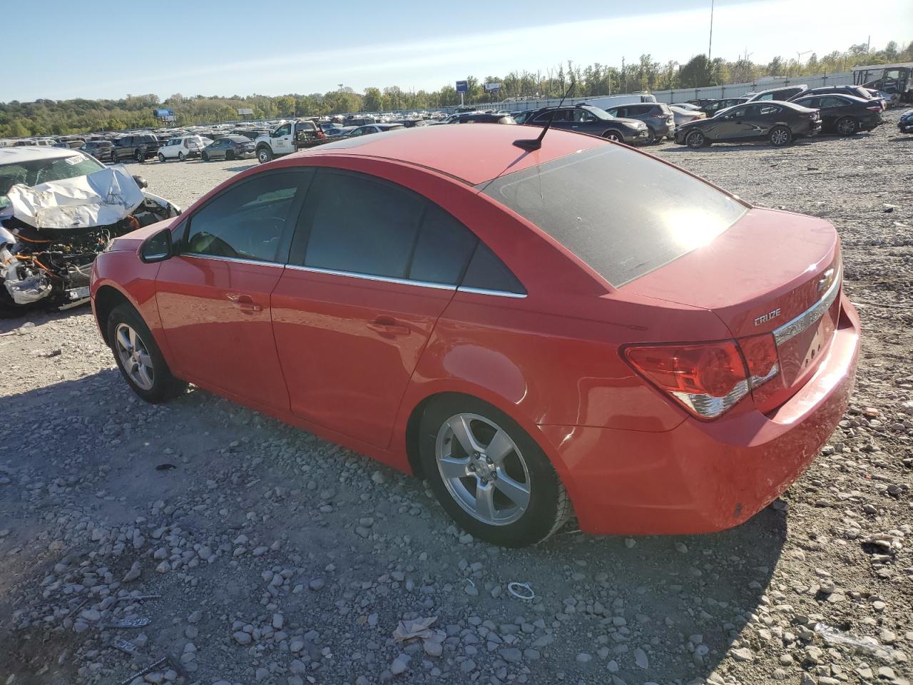 2014 Chevrolet Cruze VIN 1G1PC5SB8E7145411 Copart auction photo, front end / side damage thumbnail 2