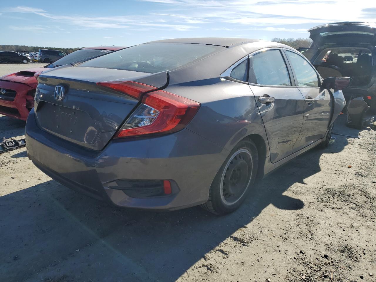 2017 Honda Civic VIN 19XFC2F52HE225104 Copart auction photo, front end damage thumbnail 3