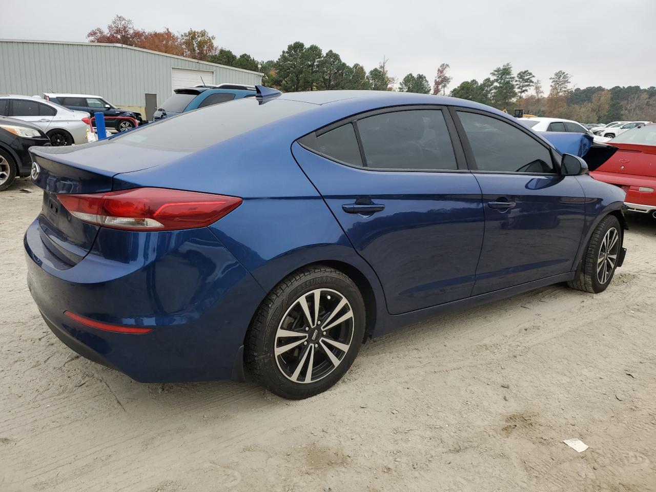 2018 Hyundai Elantra VIN 5NPD84LF9JH312372 Copart auction photo, front end / minor dent/scratches damage thumbnail 3