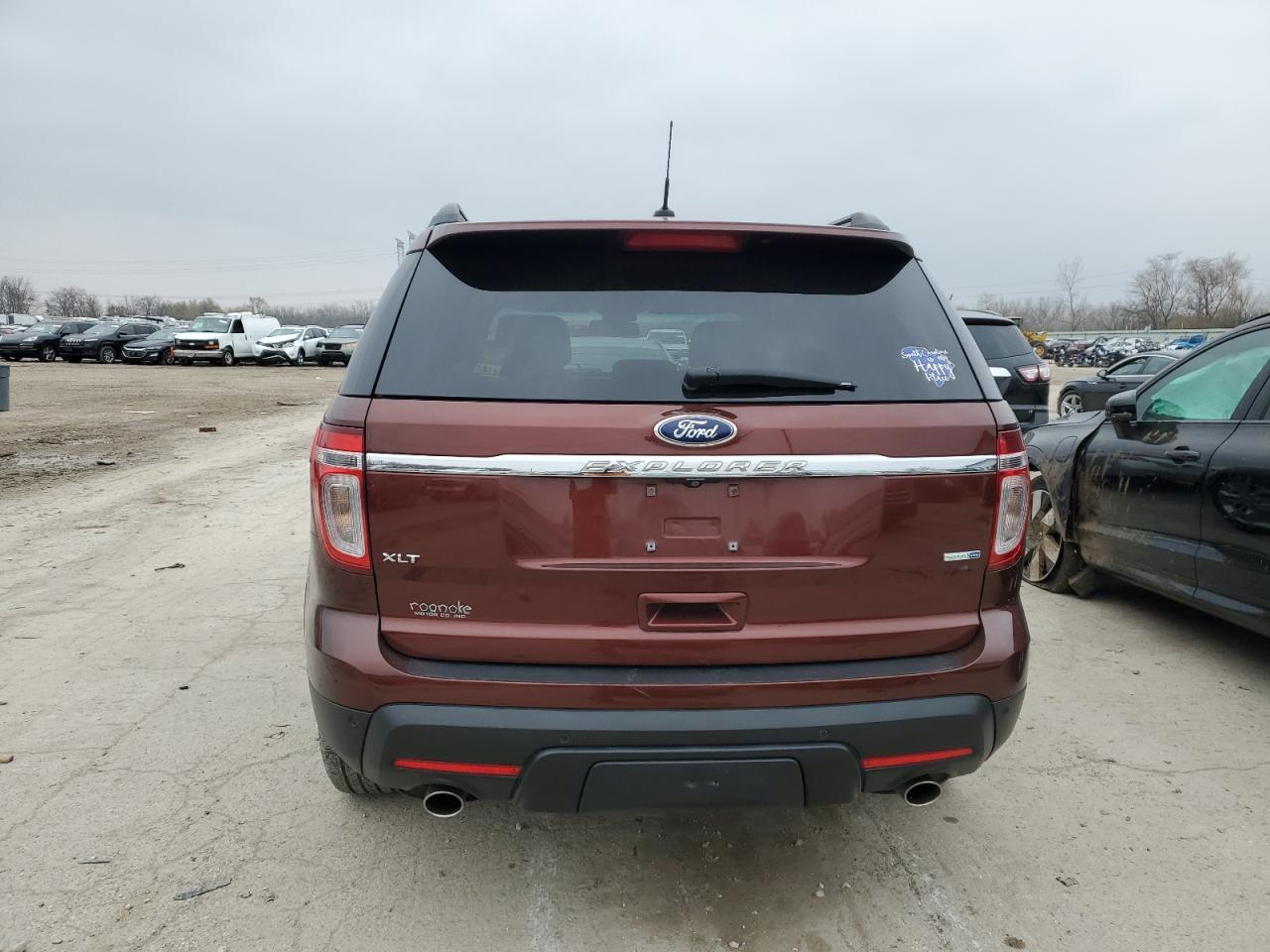 2015 Ford Explorer VIN 1FM5K8D86FGA84755 Copart auction photo, front end damage thumbnail 6