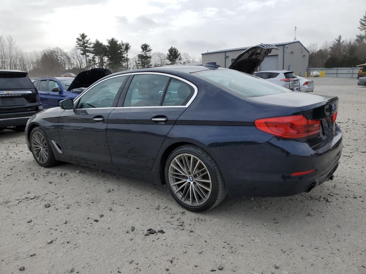 2017 BMW 5er VIN WBAJA7C3XHG458080 Copart auction photo, side damage thumbnail 2