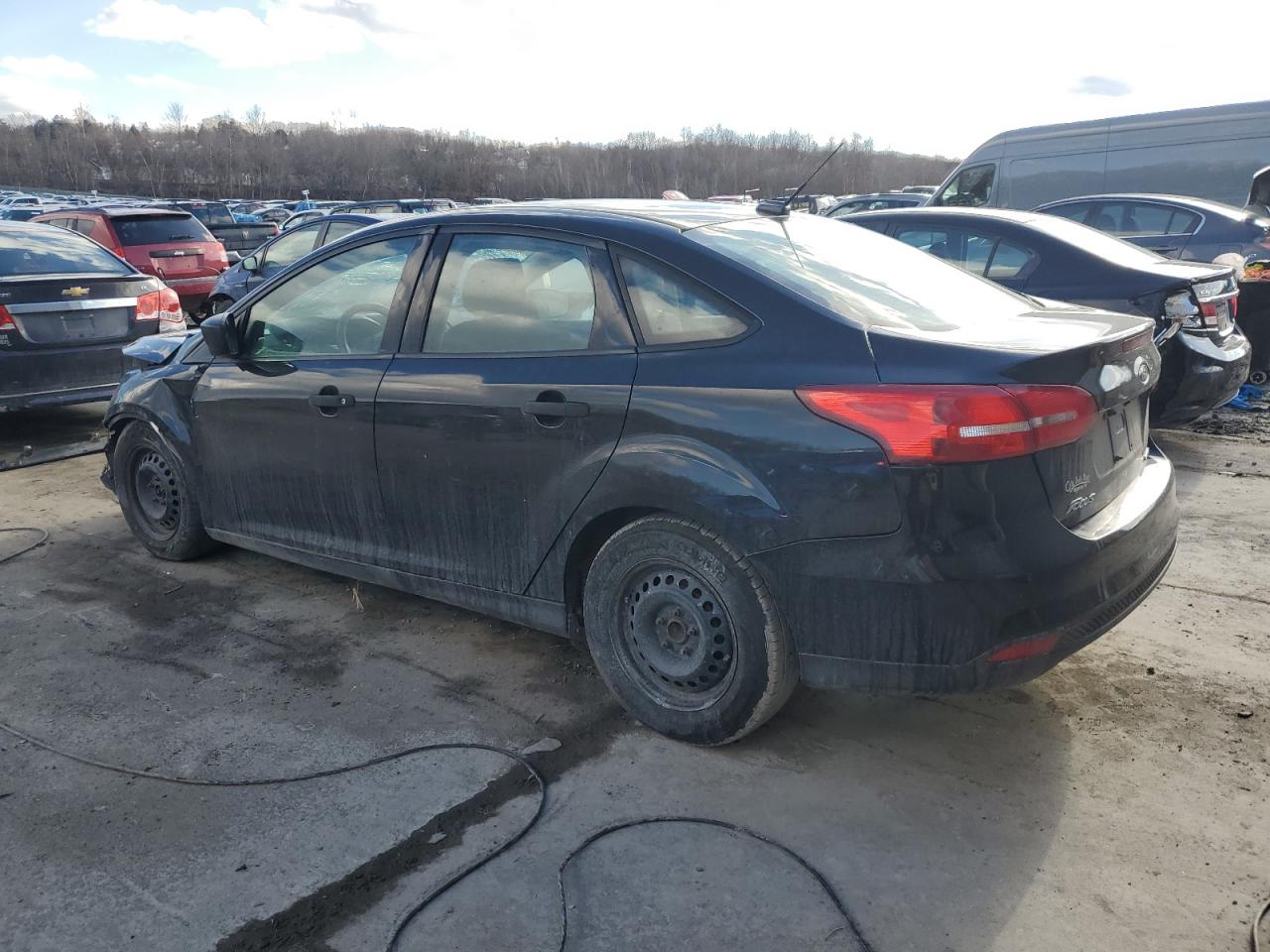 2016 Ford Focus VIN 1FADP3E24GL310028 Copart auction photo, front end / side damage thumbnail 2