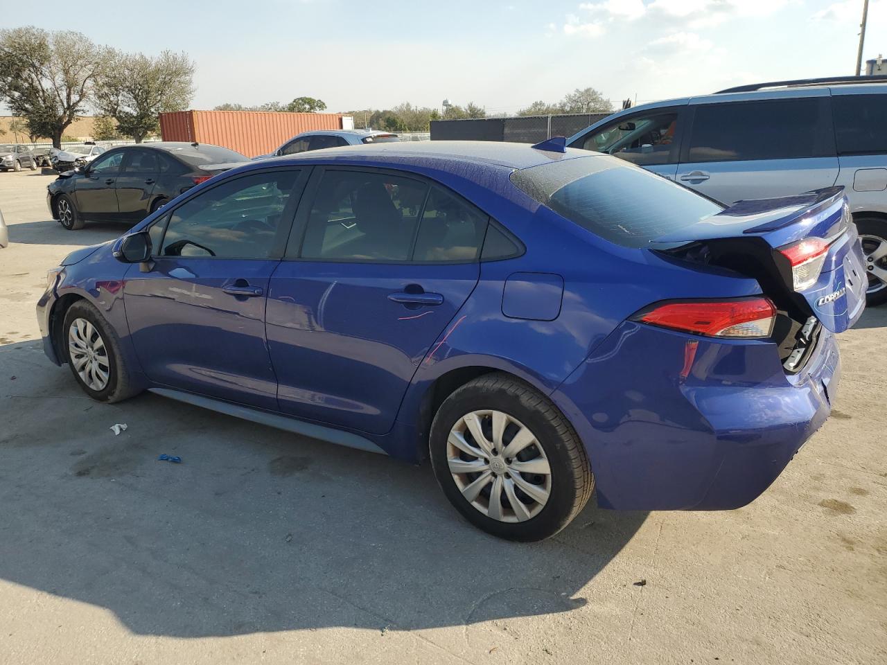 2020 Toyota Corolla VIN JTDS4RCE1LJ032222 Copart auction photo, rear end damage thumbnail 2