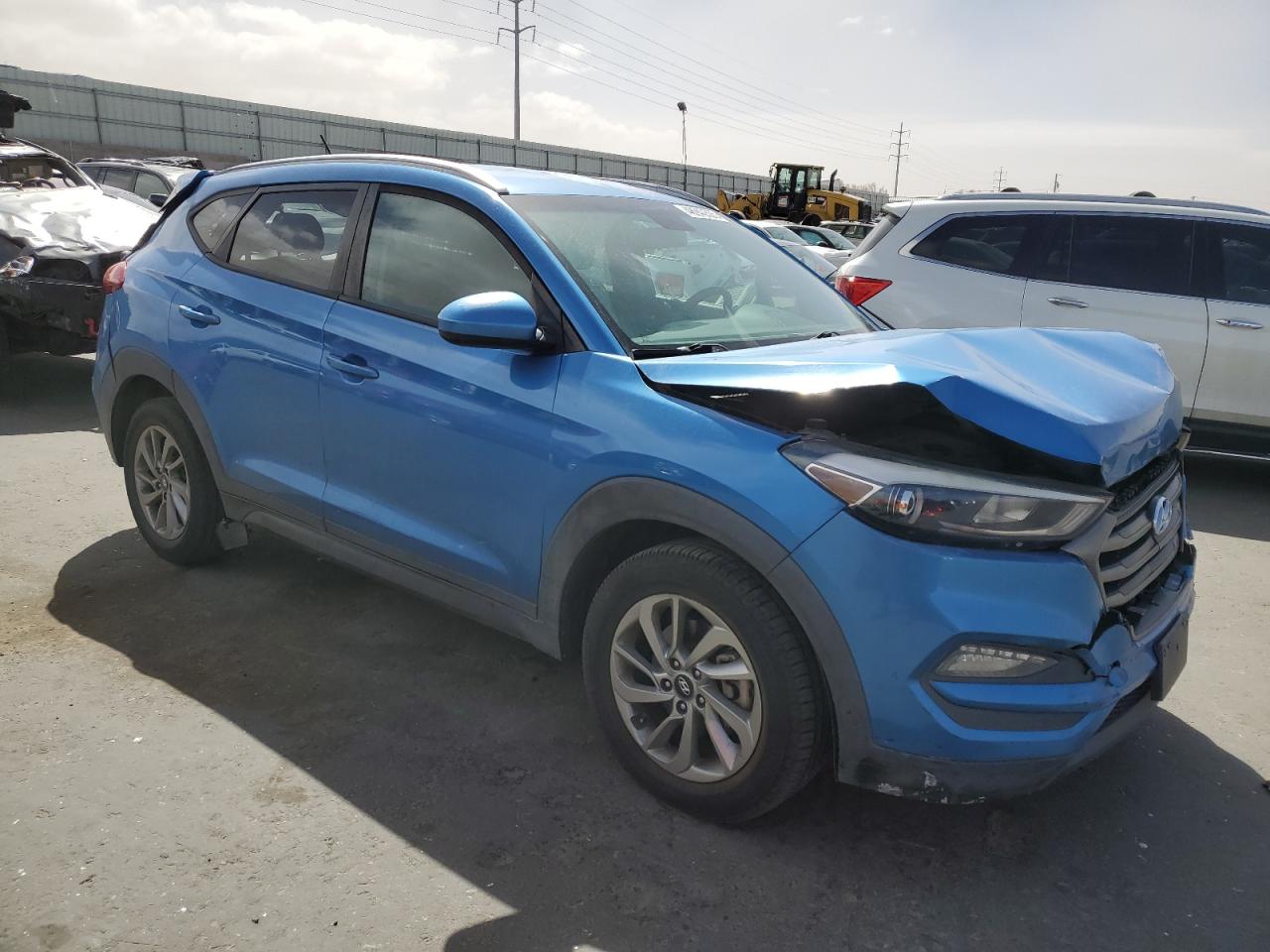 2016 Hyundai Tucson VIN KM8J3CA43GU130240 Copart auction photo, front end / rear end damage thumbnail 4
