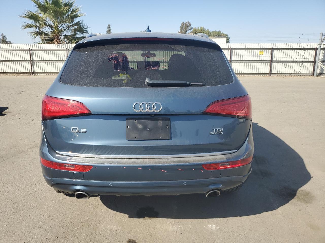 2015 Audi Q5 VIN WA1CMAFP4FA134258 Copart auction photo, front end / side damage thumbnail 6