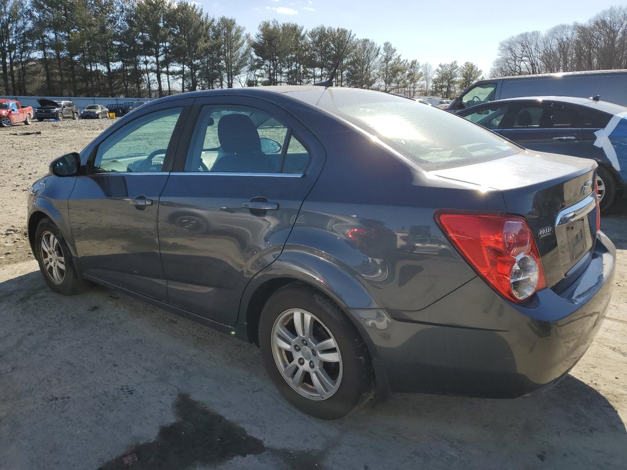 2013 Chevrolet Sonic VIN 1G1JC5SB7D4186666 Copart auction photo, undercarriage damage thumbnail 2