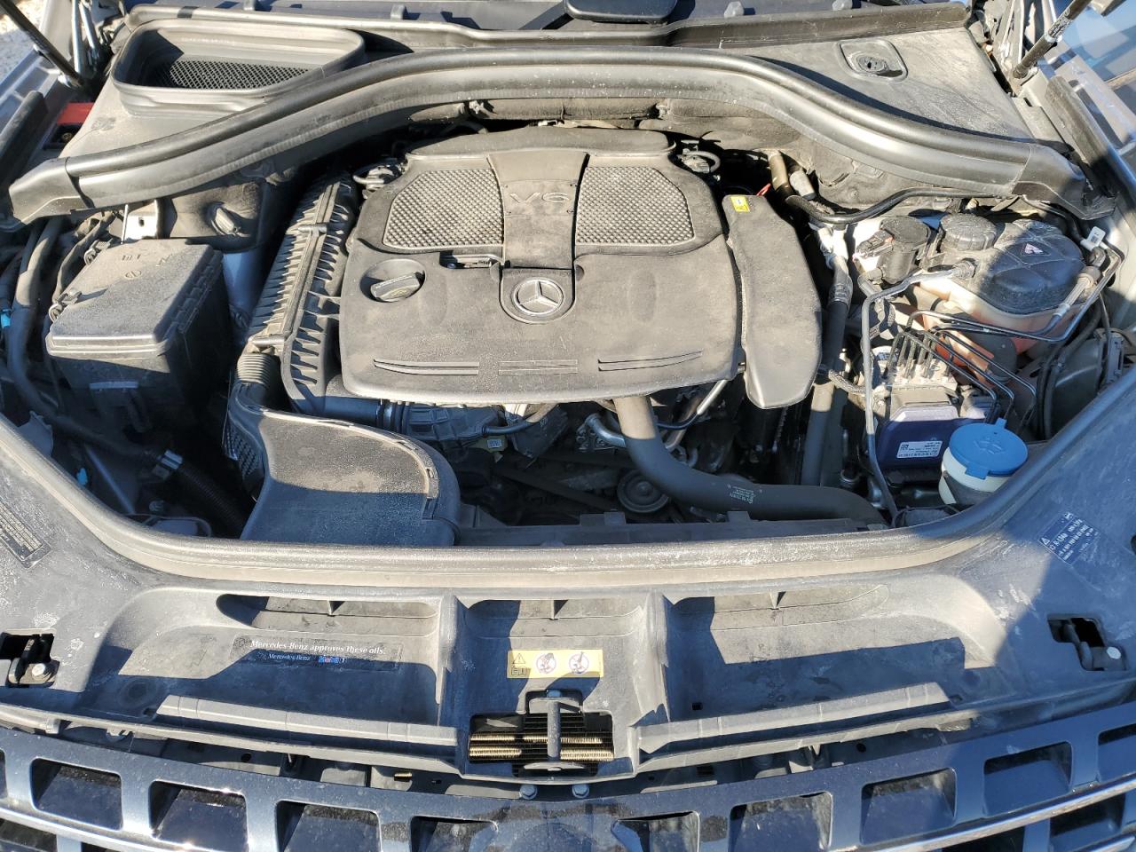 2015 Mercedes-Benz M-klasse VIN 4JGDA5HB5FA548348 Copart auction photo, rear end damage thumbnail 12
