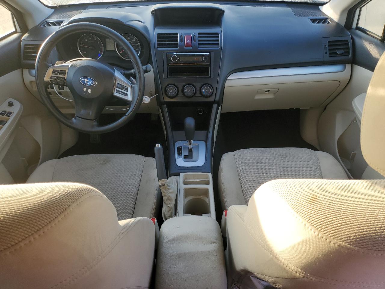 2014 Subaru XV VIN JF2GPAVCXE8345663 Copart auction photo, undercarriage / front end damage thumbnail 8