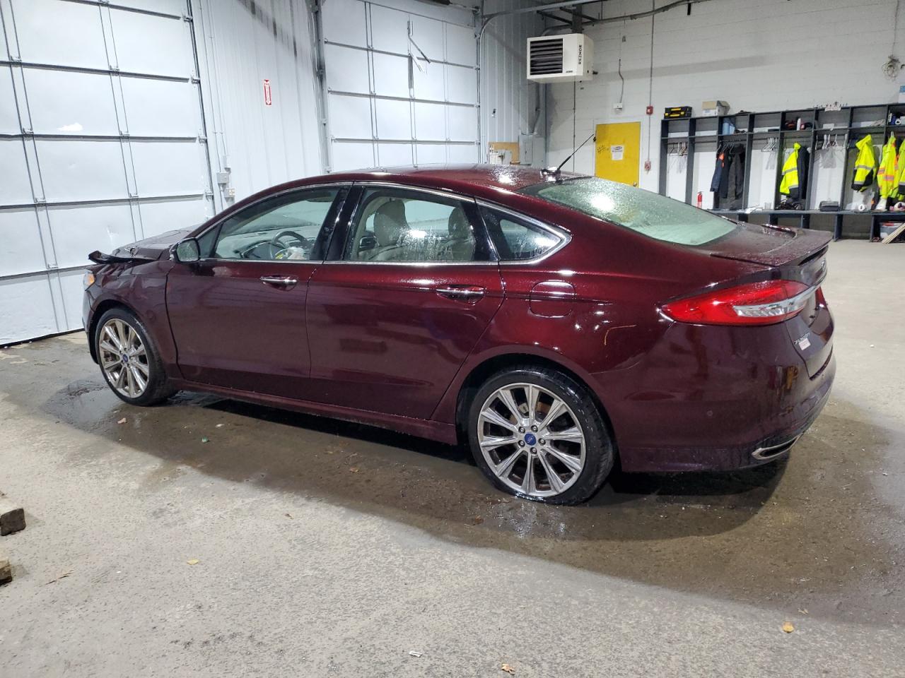 2017 Ford Fusion VIN 3FA6P0D99HR303472 Copart auction photo, front end / side damage thumbnail 2