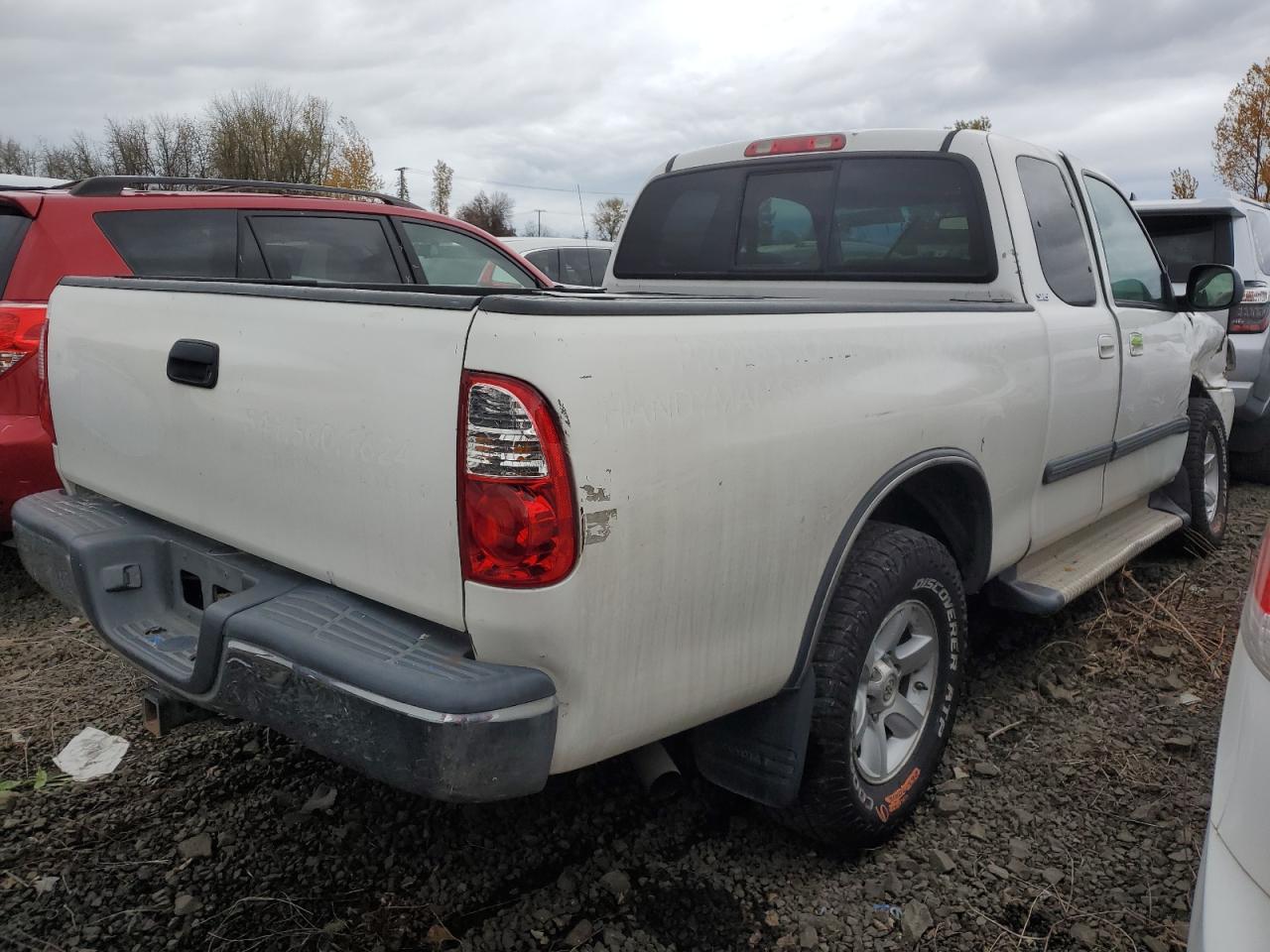 2005 Toyota Tundra VIN 5TBRT341X5S457334 Copart auction photo, front end / side damage thumbnail 3