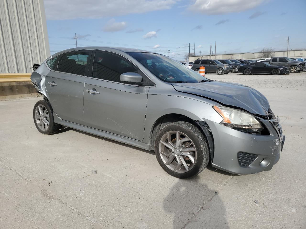 2013 Nissan Sentra VIN 3N1AB7AP6DL662549 Copart auction photo, rear end / front end damage thumbnail 4