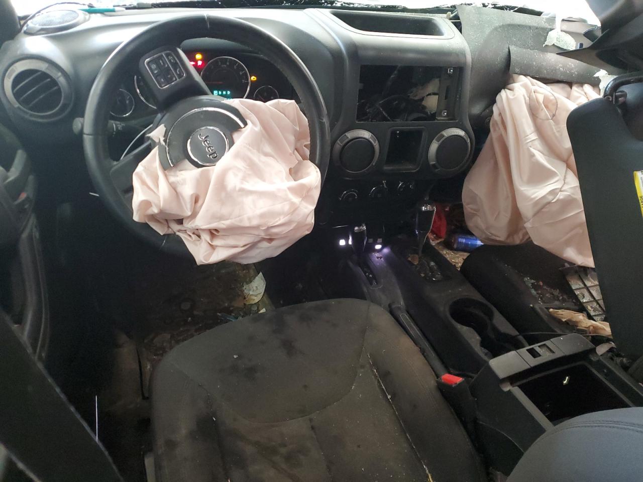 2015 Jeep Wrangler VIN 1C4BJWDG2FL734792 Copart auction photo, all over damage thumbnail 8