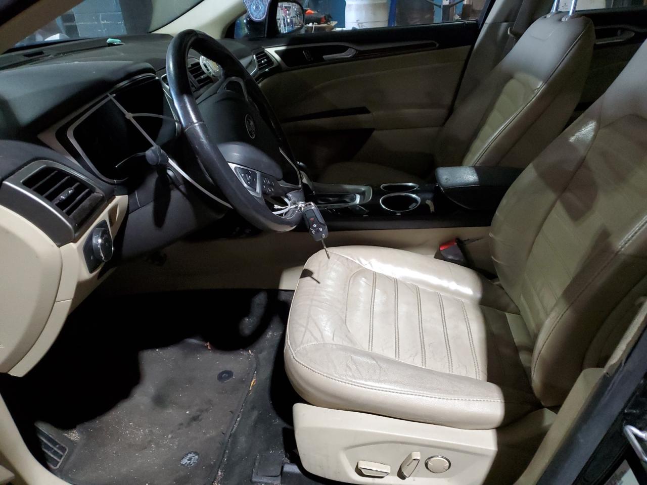 2014 Ford Fusion VIN 3FA6P0HD5ER155072 Copart auction photo, front end / rear end damage thumbnail 7