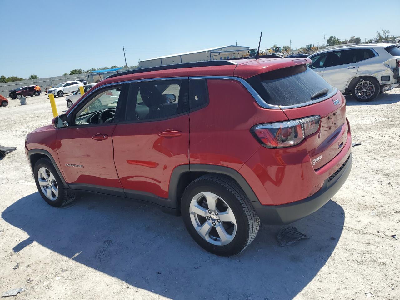 2019 Jeep Compass VIN 3C4NJCBB7KT851771 Copart auction photo, front end damage thumbnail 2