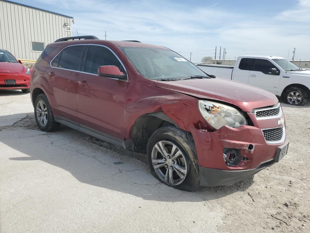 2011 Chevrolet Equinox VIN 2CNALPEC1B6214394 Copart auction photo, front end / side damage thumbnail 4